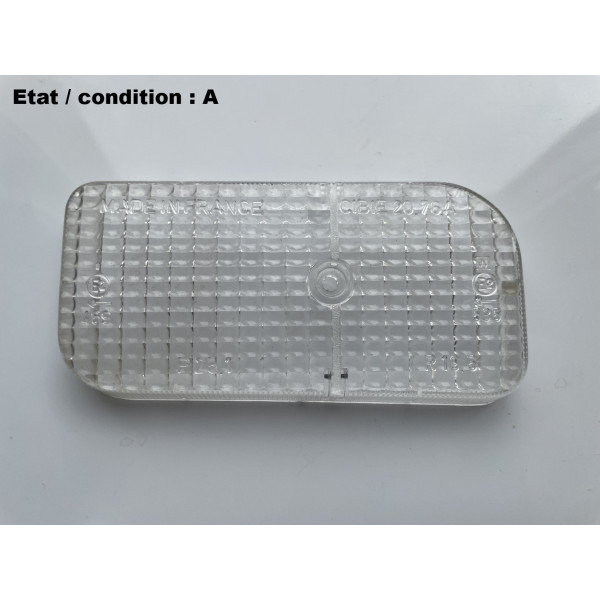 RENAULT 4, Rodeo - Right indicator front light lens CIBIE 2076A
