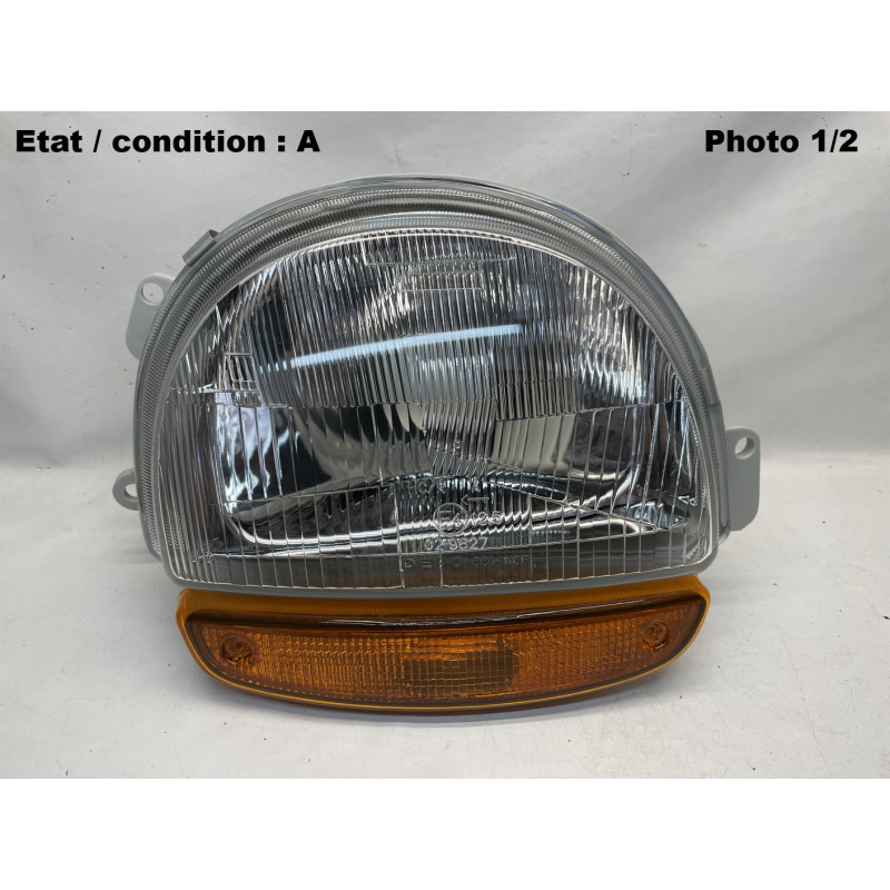 RENAULT Twingo (-98) - Complete right H4 headlight with indicator DEPO 551-1118R-LD-E