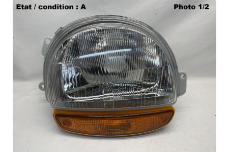 RENAULT Twingo (-98) - Complete right H4 headlight with indicator DEPO 551-1118R-LD-E