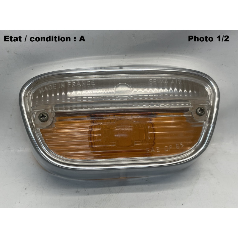 PEUGEOT 404 (65-69) - Front light indicator lens SEIMA 417