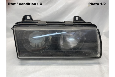 BMW série 3 E36 (90-94) - Phare H1 + H1 droit ZKW E12 8026