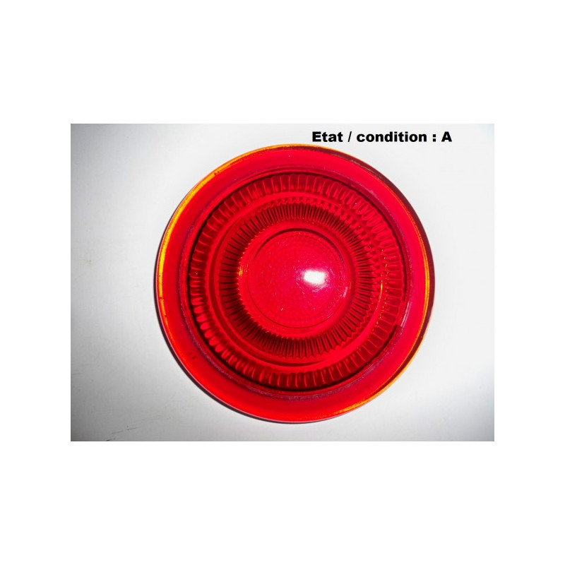 Red tailight lens in glass SCINTEX TPV140