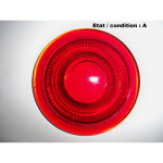 Cabochon feu arrière rouge (verre)