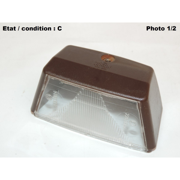 Cabochon feu plaque immatriculation JOKON 22838 (marron)
