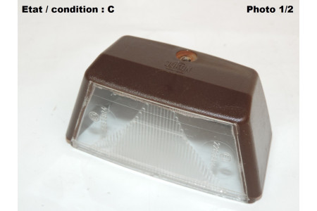 License plate light lens JOKON 22838 (brown)