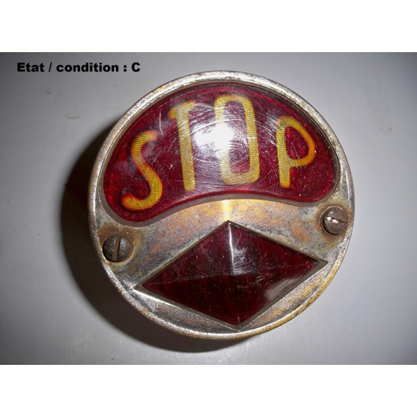 Feu arrière "STOP" chromé complet VERLYS