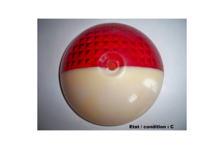 Cabochon feu gabarit blanc rouge ML Super 55
