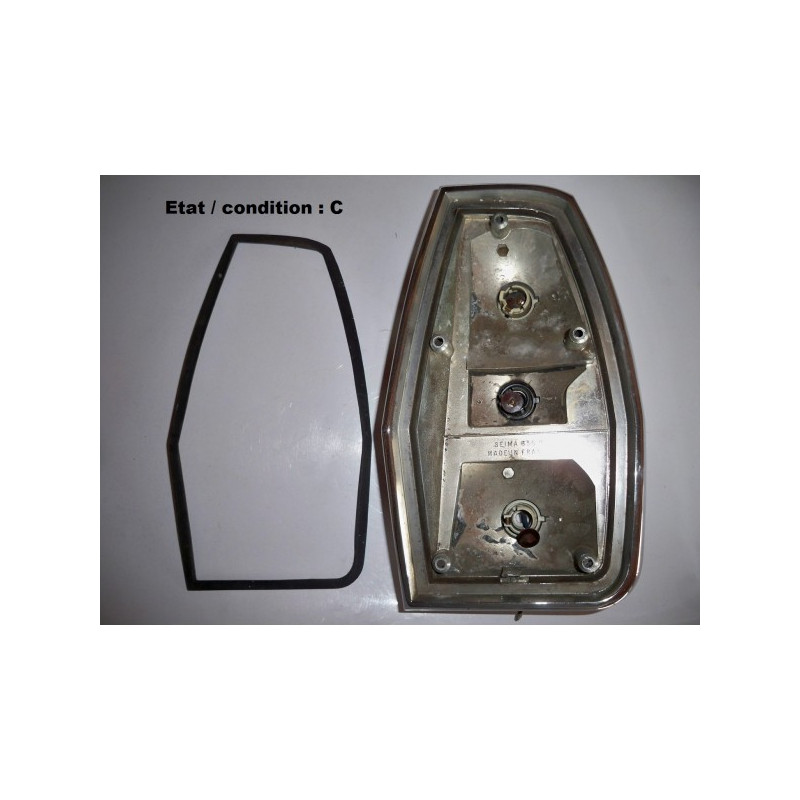 Right taillight lampholder SEIMA 636G (plastic)