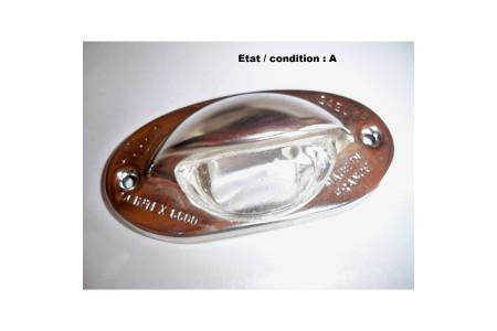 Cabochon feu plaque immatriculation SCINTEX 8600