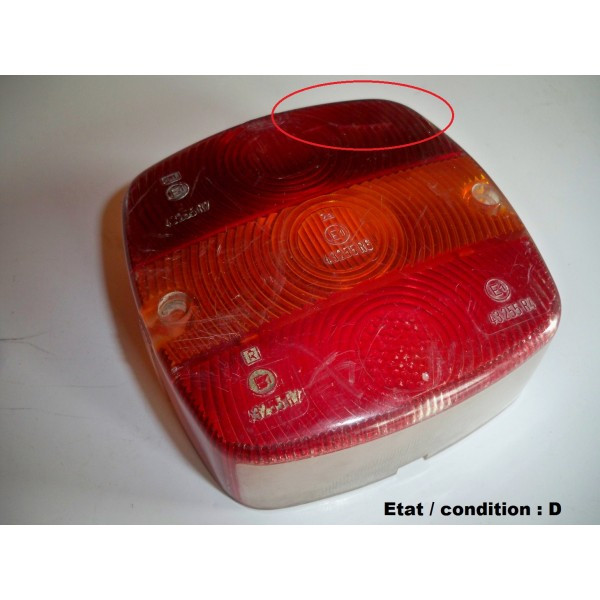 Cabochon feu arrière HELLA 43255