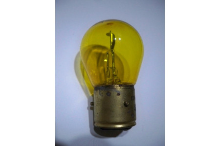 Bulb 6V 18/18W BA21d yellow