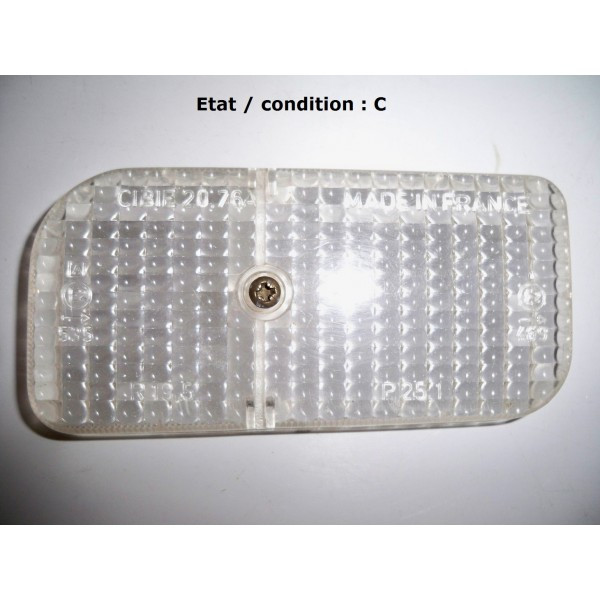 Left indicator front light lens CIBIE 2076A