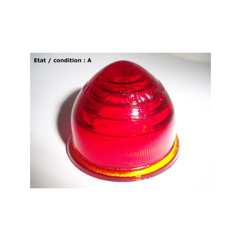 Cabochon feu rouge LUCAS L594
