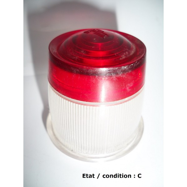 Cabochon feu rouge + plaque immatriculation PK LMP 2680-112