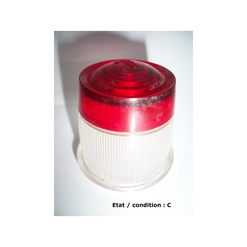 Cabochon feu rouge + plaque immatriculation PK LMP 2680-112