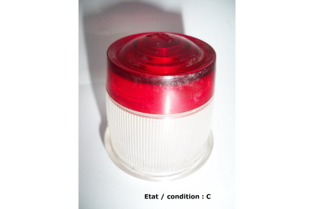 Cabochon feu rouge + plaque immatriculation PK LMP 2680-112