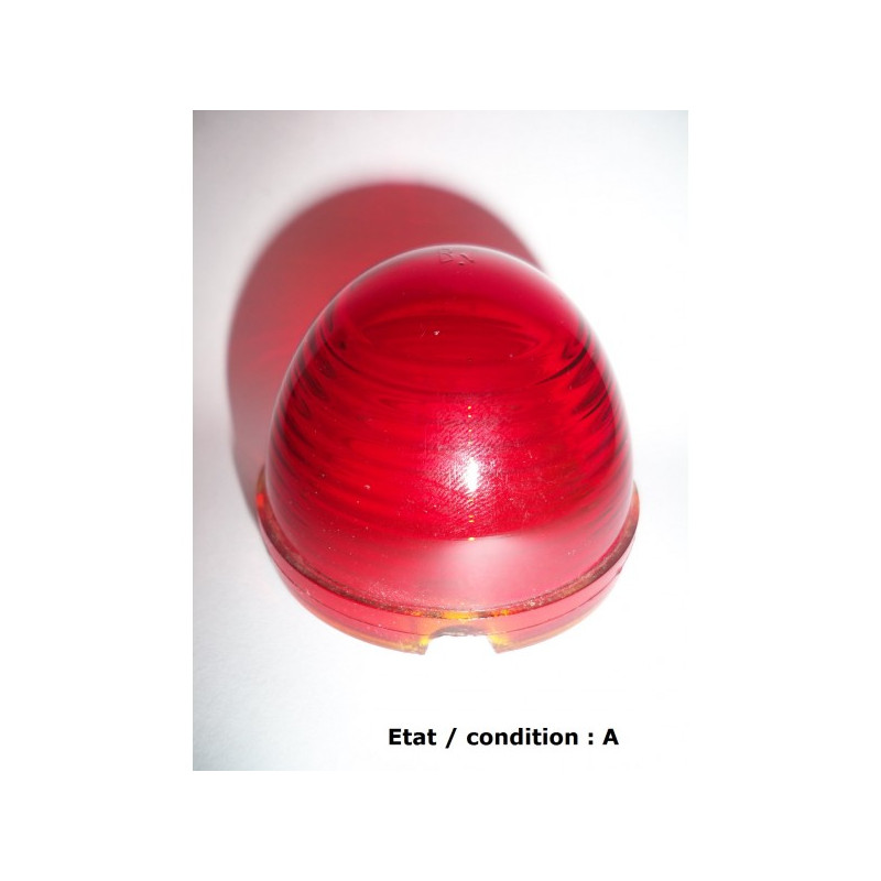 Cabochon feu rouge rouge BV