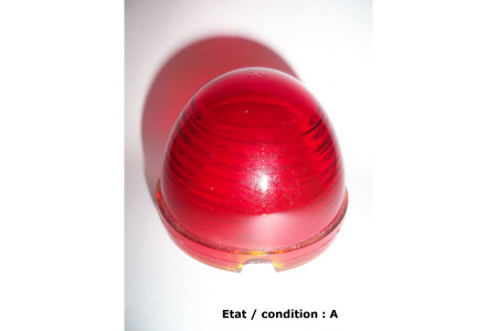 Cabochon feu rouge rouge BV