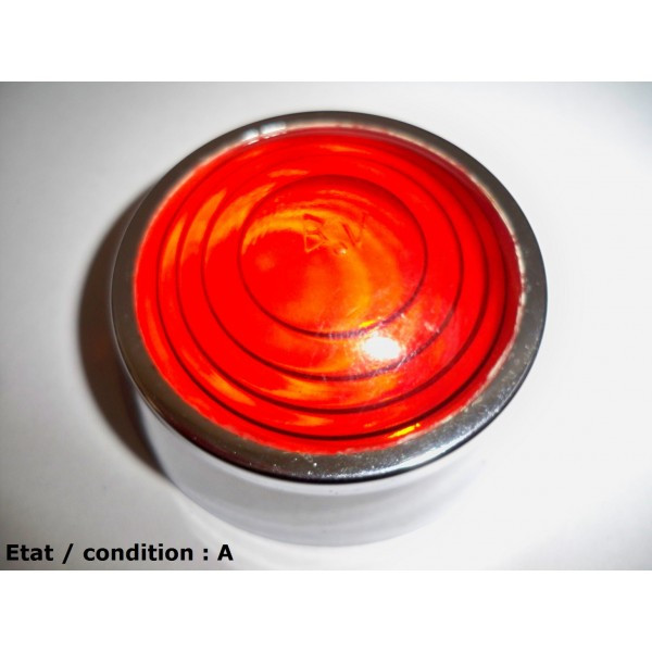 Cabochon feu rouge rouge BV
