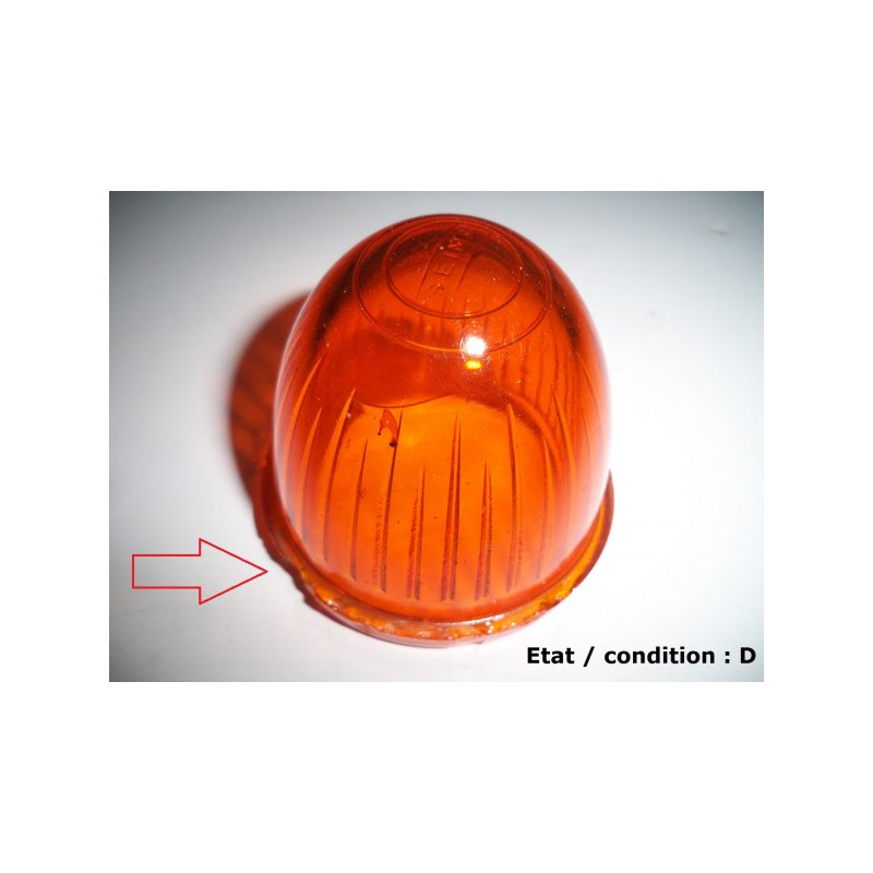 Orange taillight indicator lens SEIMA (glass)