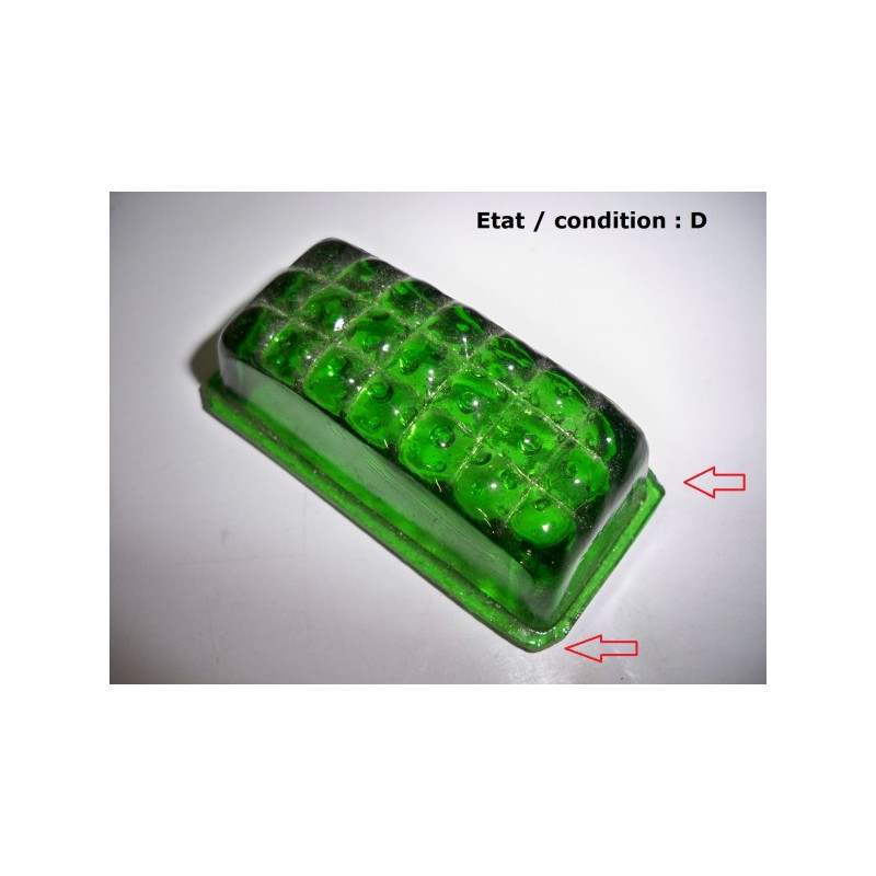 Green taillight lens MAD (glass)