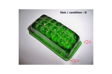 Green taillight lens MAD (glass)