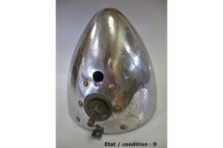 Chromed complet headlight MARCHAL ABTP 345