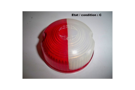 Cabochon feu gabarit blanc rouge ARA 511