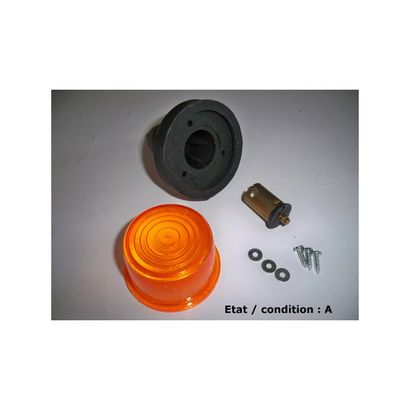 Feu clignotant orange complet Rubbolite 6407