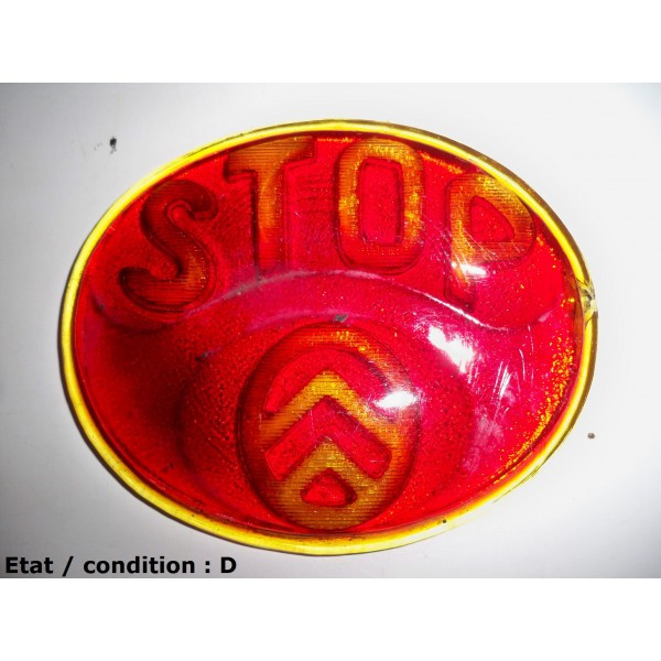 Red taillight lens (glass)