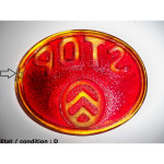 Red taillight lens (glass)