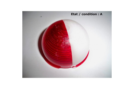 ARA 421 - Cabochon feu gabarit rouge / blanc