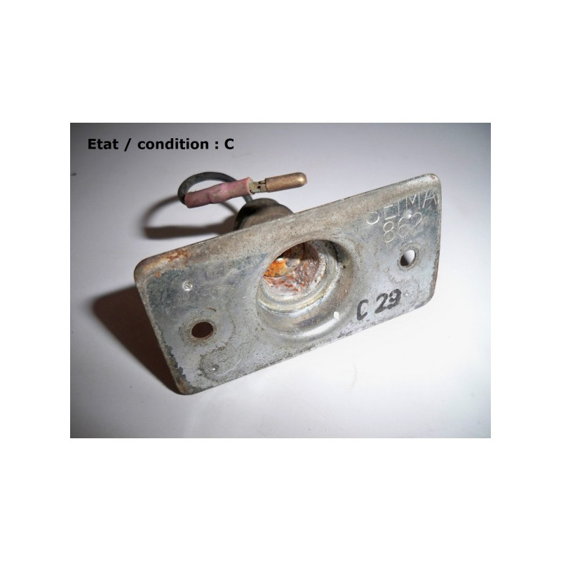 Licence plate light lens SEIMA 862 (chromed)