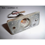 Licence plate light lens SEIMA 862 (chromed)