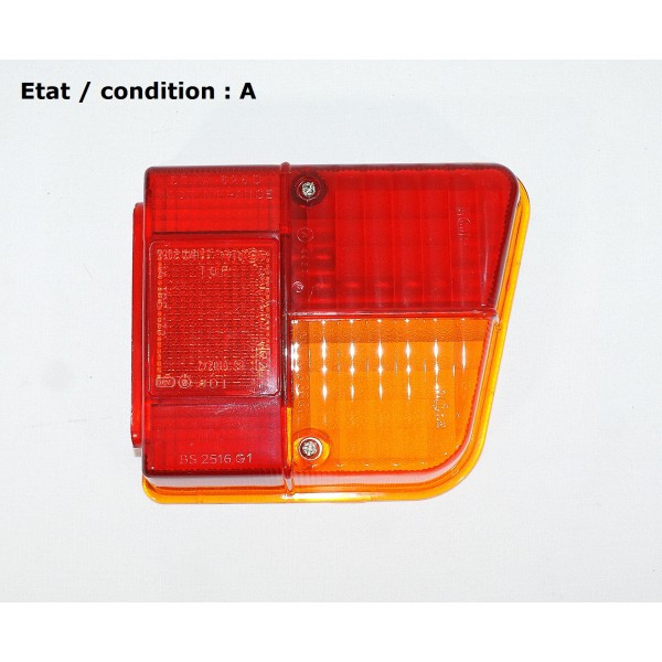 CITROËN 2CV Ami 6 - Cabochon feu arrière droit SEIMA 626D (contour non chromé)