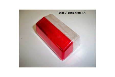 Red and "cristal" clearance light lens SEIMA 02070
