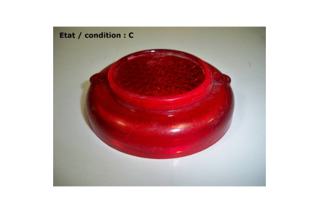 Red taillight lens + reflector MAD E2 21
