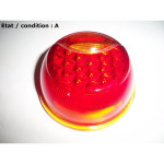Cabochon feu arrière rouge + éclairage plaque immatriculation