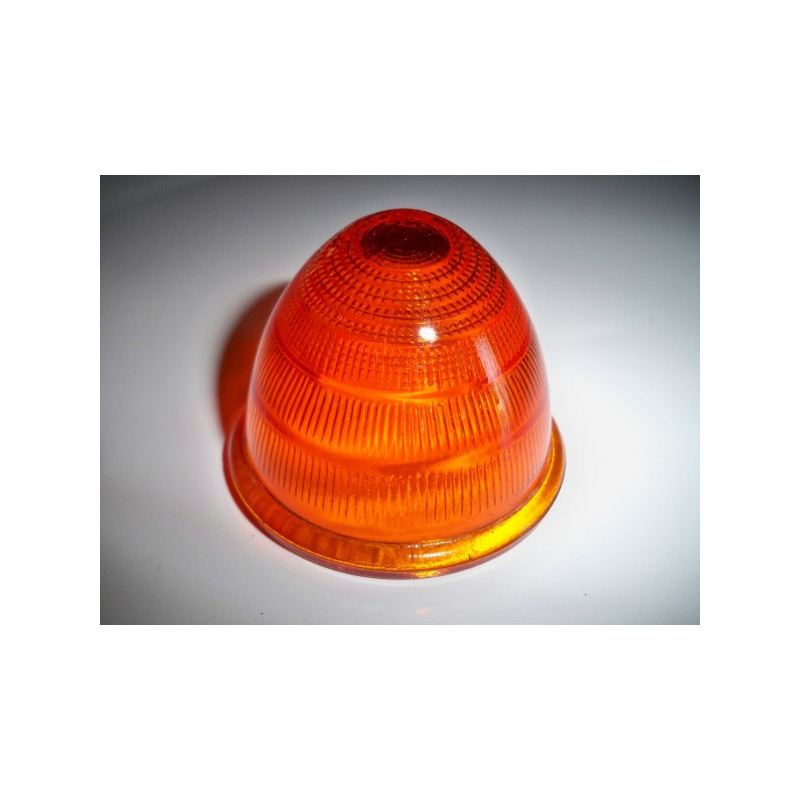 SCINTEX R5 1839/14 - Cabochon feu ogival incolore ambré