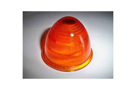 SCINTEX R5 1839/14 - Cabochon feu ogival incolore ambré