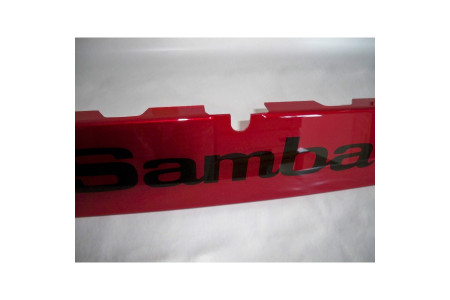Plaque décorative arrière rouge "Samba"