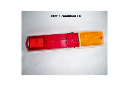 Right taillight lens CIBIE 8076