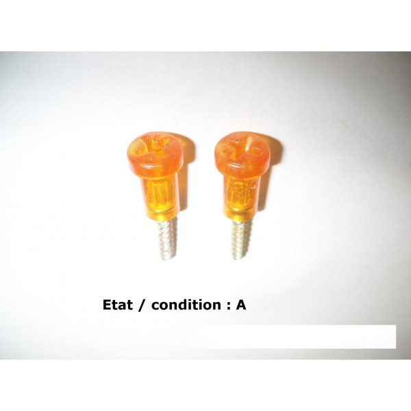 Pair of cristal screws 32mm