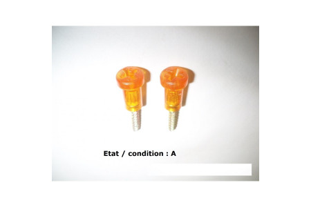 Pair of cristal screws 32mm