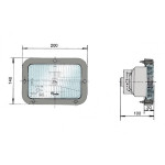 Headlight H4 RINDER 9633.11