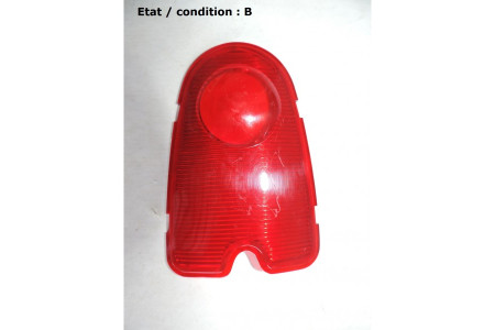 Red taillight lens (plastic)