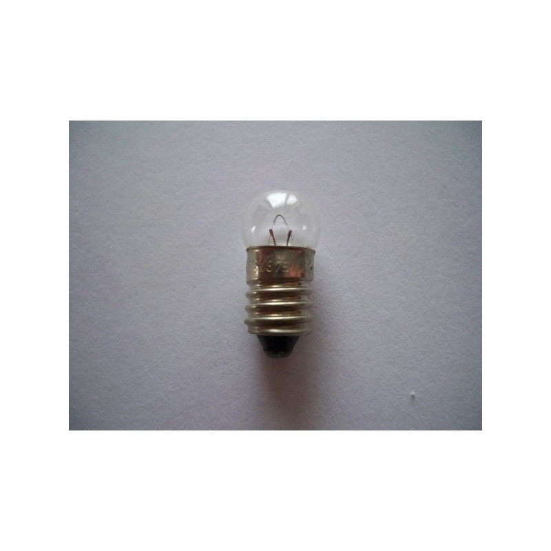 Lampe témoin 6V 0,6W E10 blanche