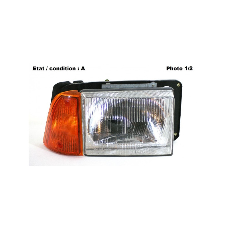 Right H4 headlight with holder CARELLO 606
