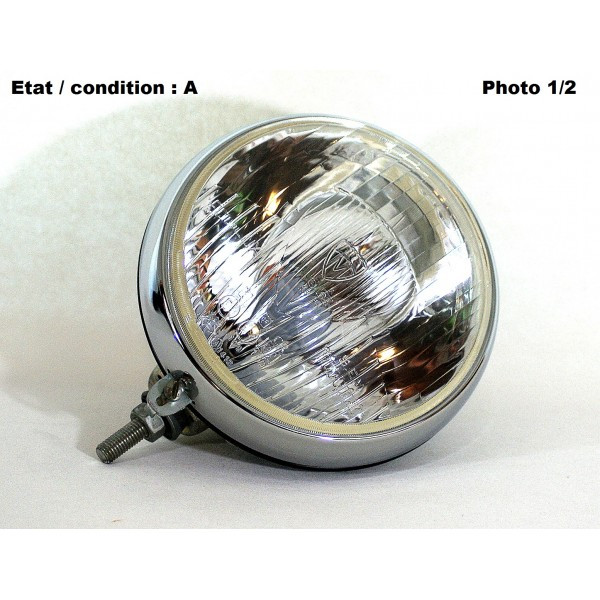 Complet chromed headlight DUCELLIER ABTP 353