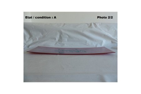 Red decorative plate "RENAULT 5"